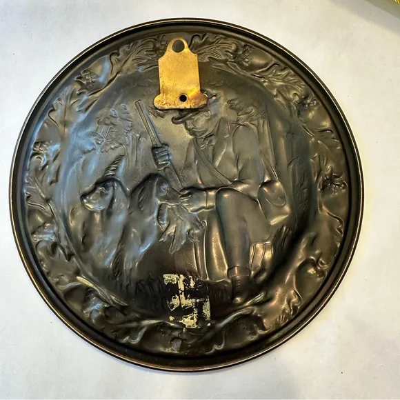 Vintage Coppercraft Guild Copper Wall Plates, Equestrian, Hunting, Rustic